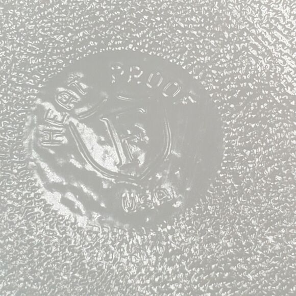 Vintage Federal Oven Proof White Milk Glass Blue Lady Michelle Floral Loaf Dish - Picture 9 of 9